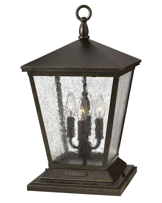 Trellis LED Pier Mount in Regency Bronze