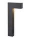 Atlantis LED Path Light in Satin Black