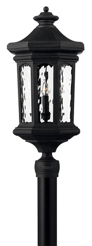 Raley 4-Light Outdoor Post Light in Museum Black