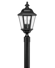 Edgewater Medium 3-Light Outdoor Post Light in Black