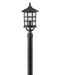 Freeport Coastal Elements Large Post or Pier Mount Lantern in Textured Black
