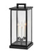 Weymouth Large Pier Mount Lantern in Black