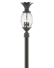 Plantation Large Outdoor Post Light in Museum Black