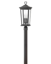 Bromley 3-Light Outdoor Post Light in Museum Black