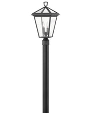 Alford Place Large 2-Light Outdoor Post Light in Museum Black