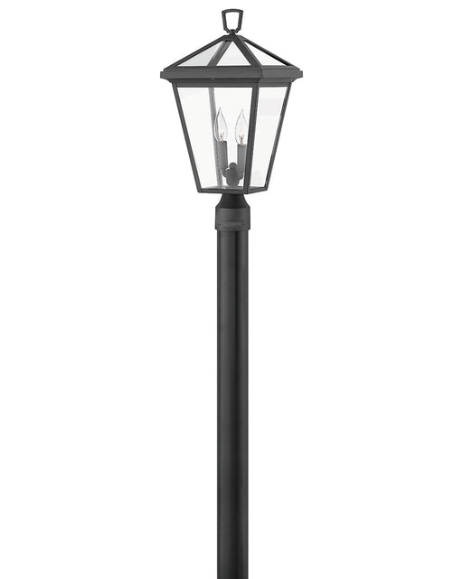 Alford Place Medium Post or Pier Mount Lantern in Museum Black