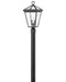 Alford Place Medium Post or Pier Mount Lantern in Museum Black