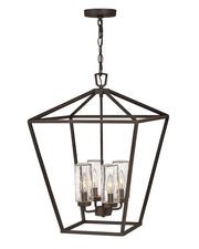Alford Place 4-Light Outdoor Chandelier in Oil Rubbed Bronze