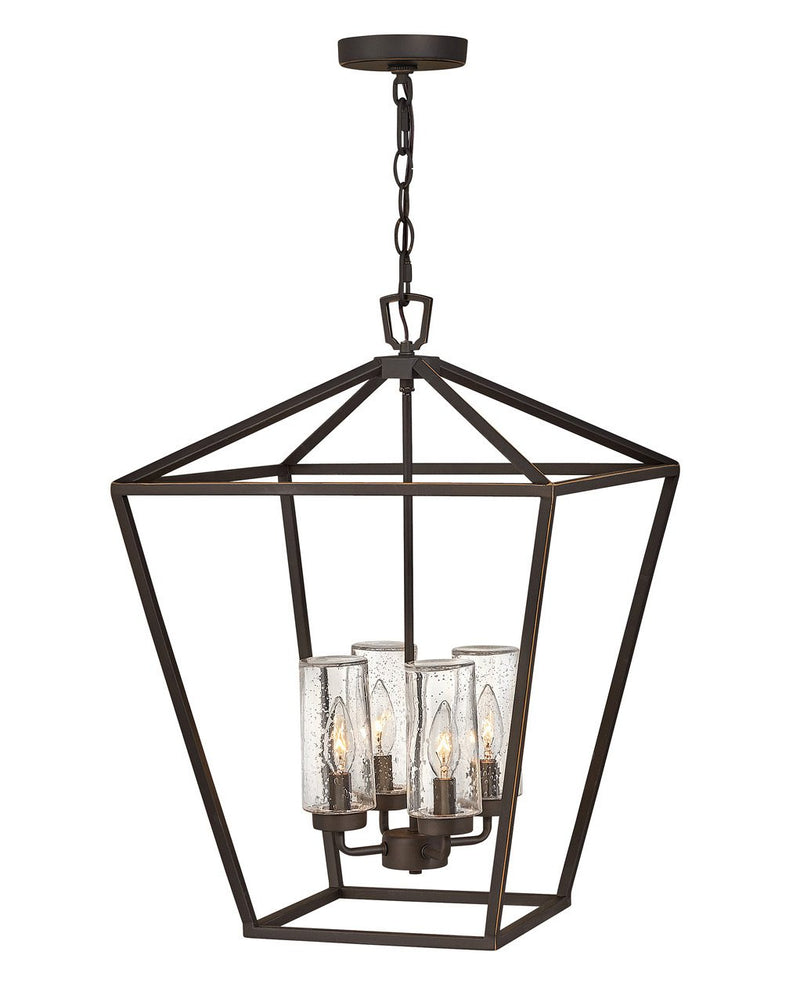 Alford Place 4-Light Outdoor Chandelier in Oil Rubbed Bronze