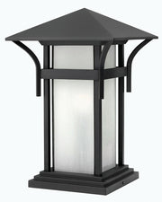 Harbor Outdoor Pier Mount Light in Satin Black