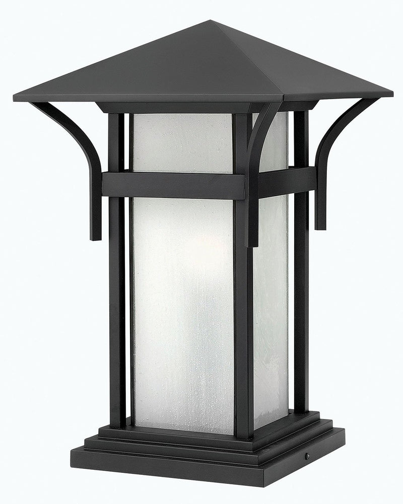 Harbor Outdoor Pier Mount Light in Satin Black