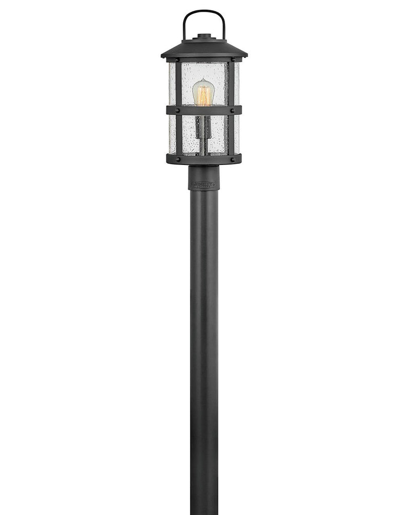 Lakehouse Outdoor Post Light in Black
