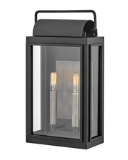 Sag Harbor 2-Light Outdoor Wall Lantern in Black