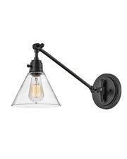 Arti 10.25" Swing Arm Wall Lamp in Black