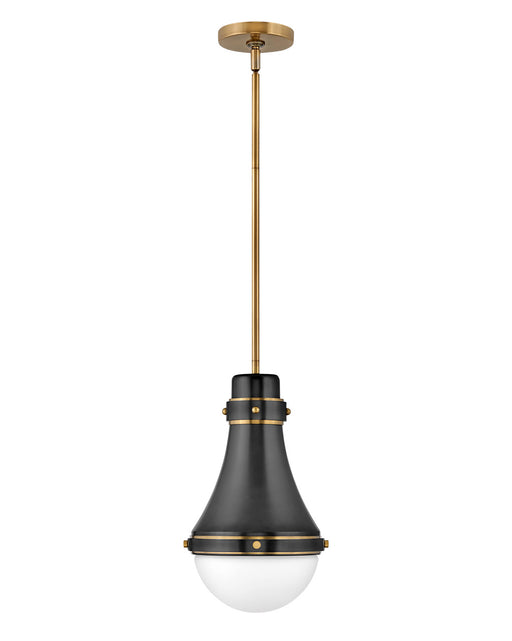 Oliver LED Pendant in Black