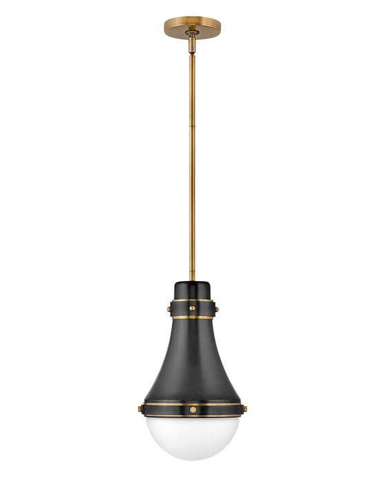 Oliver LED Pendant in Black