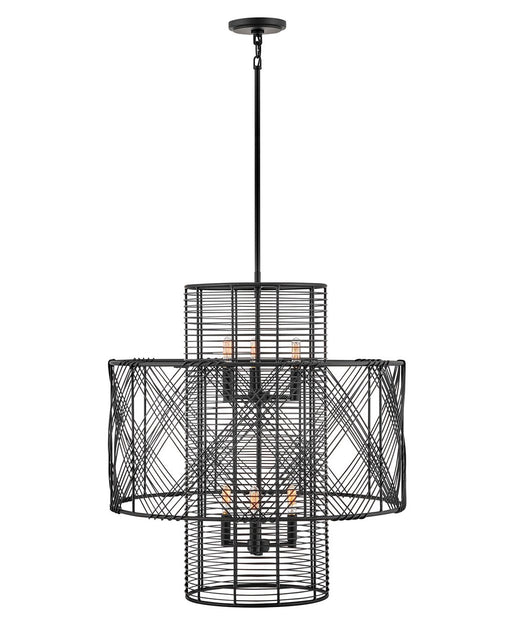 Nikko 6-Light Chandelier in Black