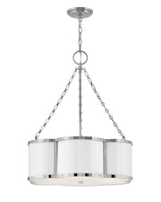 Chance 3-Light Pendant in Polished Nickel