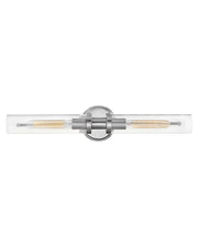 Vaughn 2-Light Bath Vanity Light in Chrome