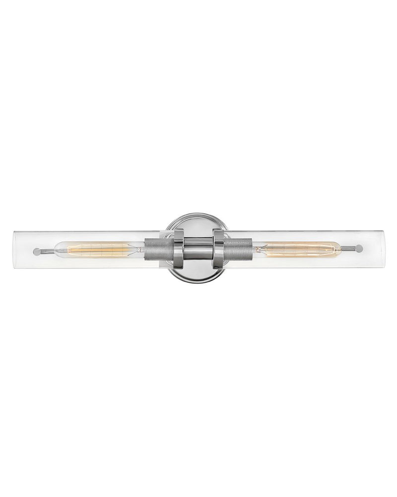 Vaughn 2-Light Bath Vanity Light in Chrome