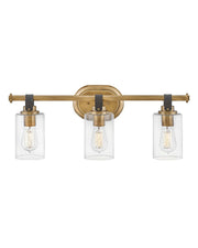 Halstead 3-Light Bath Vanity Light in Heritage Brass