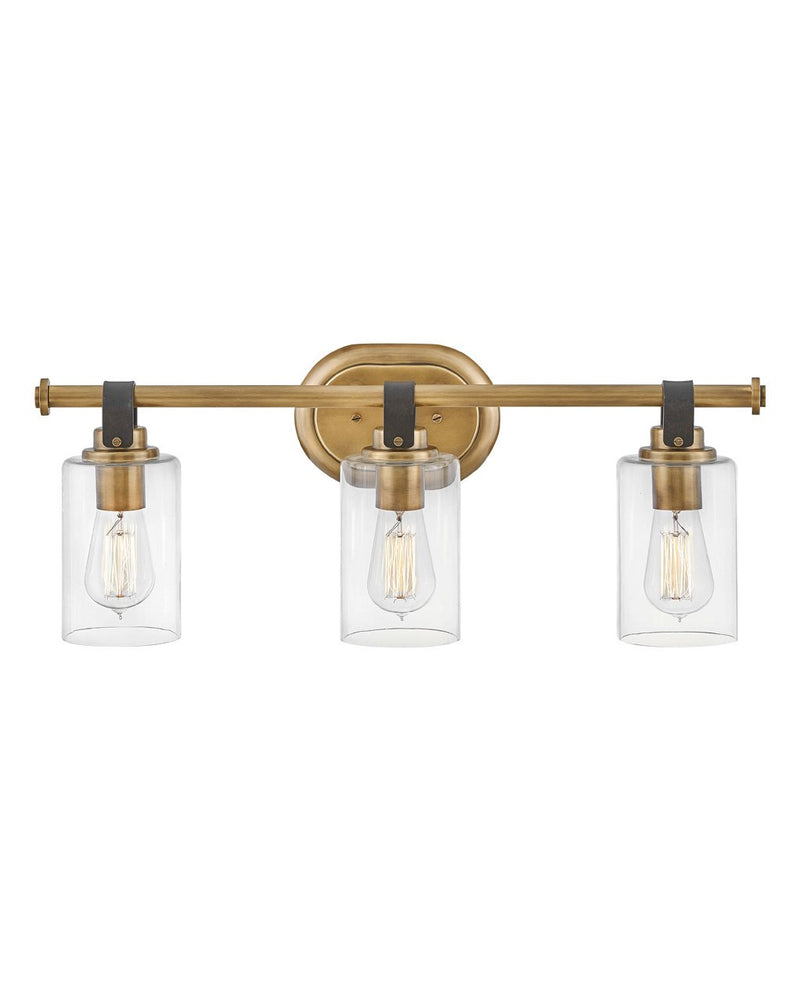 Halstead 3-Light Bath Vanity Light in Heritage Brass