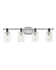 Halstead 4-Light Bath Vanity Light in Chrome