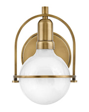 Somerset Bath Sconce in Heritage Brass