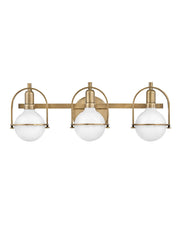 Somerset 3-Light Bath Vanity Light in Heritage Brass