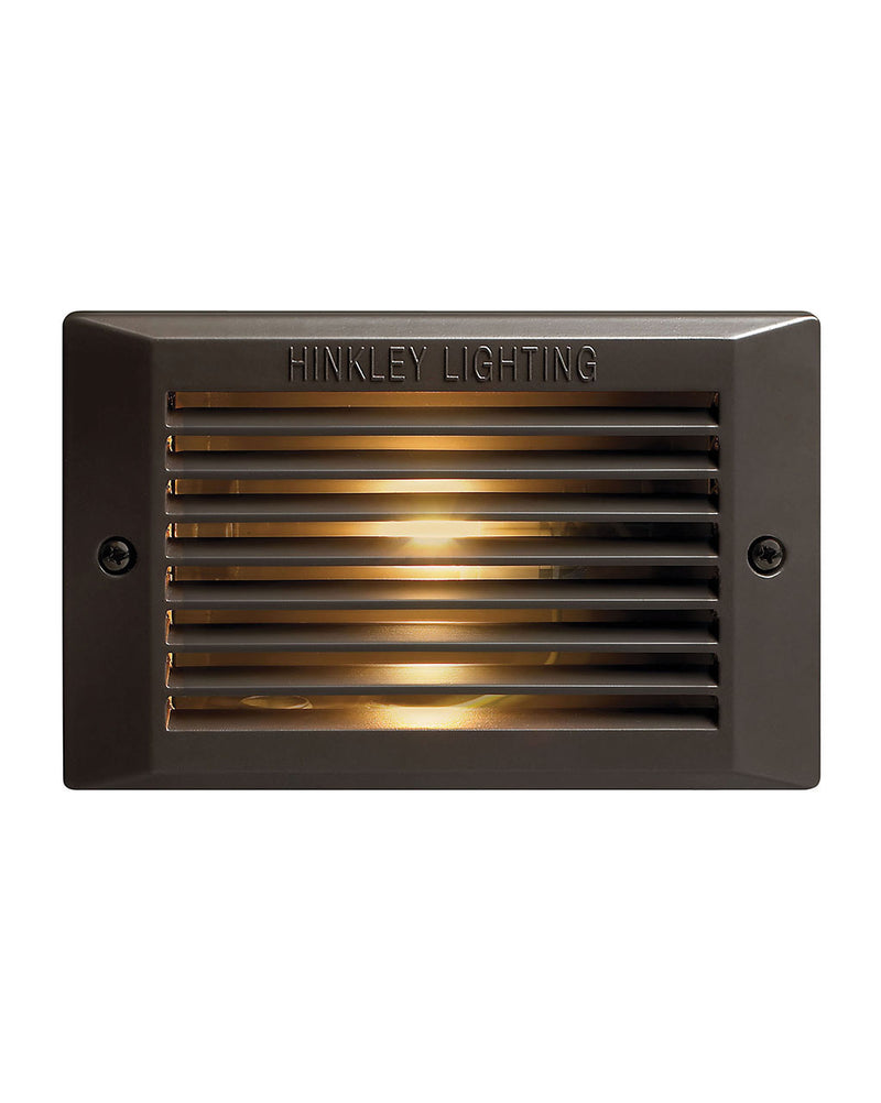 Line Voltage Deck LED Step Light in Bronze