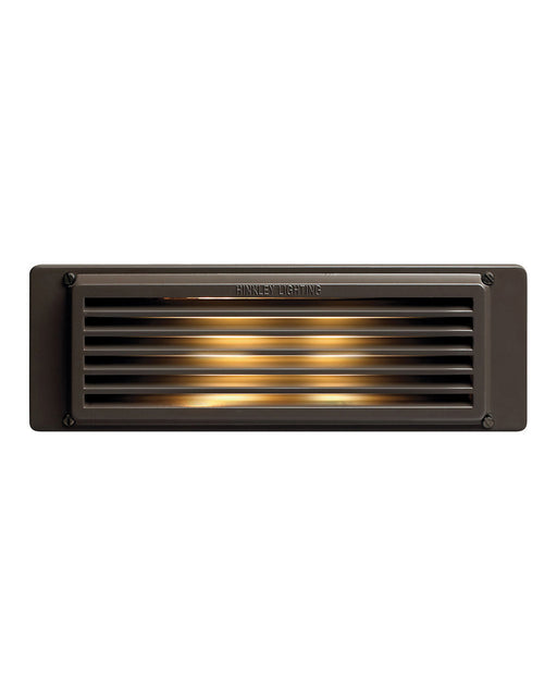 Line Voltage Deck LED Brick Light in Bronze