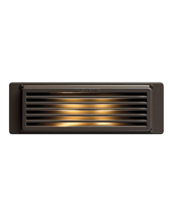 Line Voltage Deck LED Brick Light in Bronze