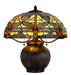 Tiffany Two Light Table Lamp in Tiffany