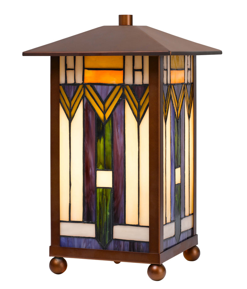 Tiffany One Light Accent Lamp in Tiffany