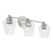 Beau 3-Light Vanity in Polished Nickel - Lamps Expo
