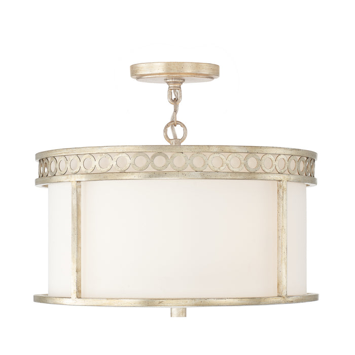 Isabella 4-Light Semi-Flush Mount in Winter Gold - Lamps Expo