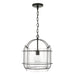 Harmon 1-Light Pendant in Matte Black - Lamps Expo