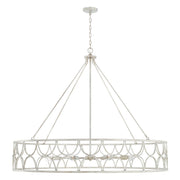 Ricci 8-Light Chandelier in Winter White - Lamps Expo
