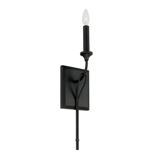Bentley 1-Light Wall Sconce in Black Iron - Lamps Expo