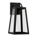 Leighton 1-Light Outdoor Wall Lantern in Black - Lamps Expo