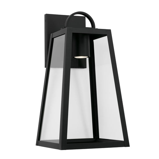 Leighton 1-Light Outdoor Wall Lantern in Black - Lamps Expo