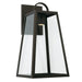 Leighton 1-Light Outdoor Wall Lantern in Oiled Bronze - Lamps Expo