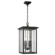 Barrett 4-Light Outdoor Hanging Lantern in Oiled Bronze - Lamps Expo