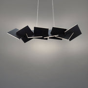Konstrukt 8-Light Linear Pendant in Black