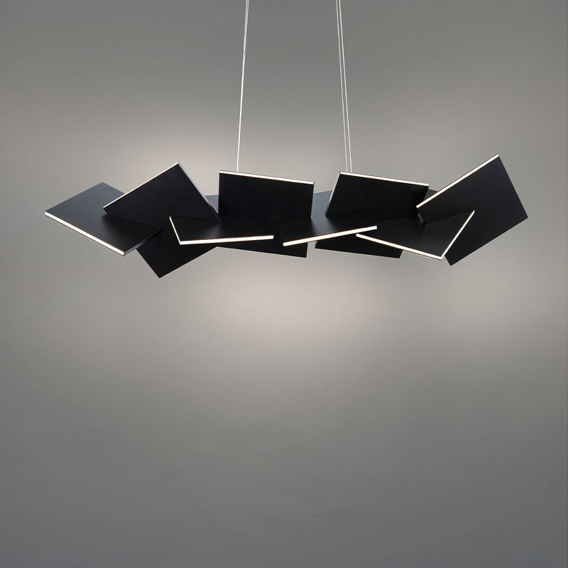 Konstrukt 8-Light Linear Pendant in Black
