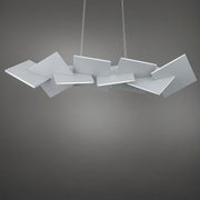 Konstrukt 8-Light Linear Pendant in Titanium