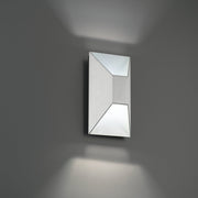 Maglev 2-Light 10" Outdoor Wall Sconce in Brushed Aluminum