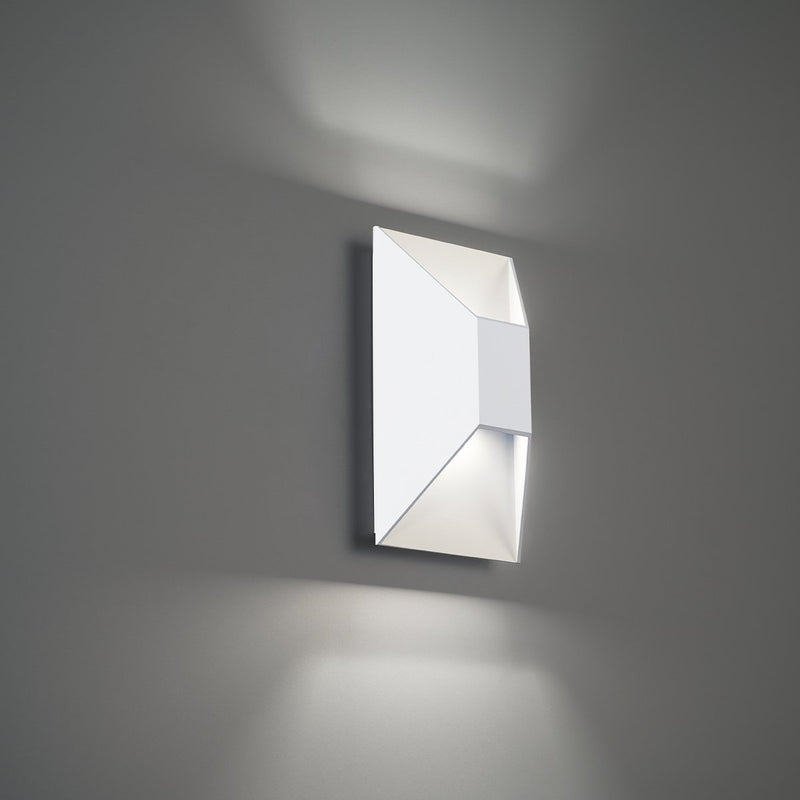 Maglev 2-Light 10" Outdoor Wall Sconce in White
