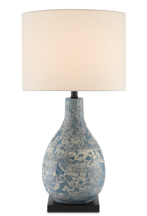 Ostracon One Light Table Lamp in Vintage Blue