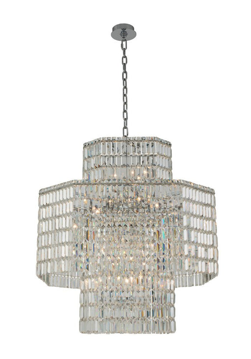 Livelli 20-Light Chandelier in Polished Chrome